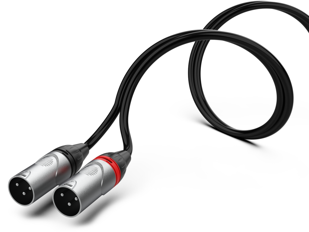 Pro 2 X XLR Male Stereo Minijack 6m 10145070 Audibax