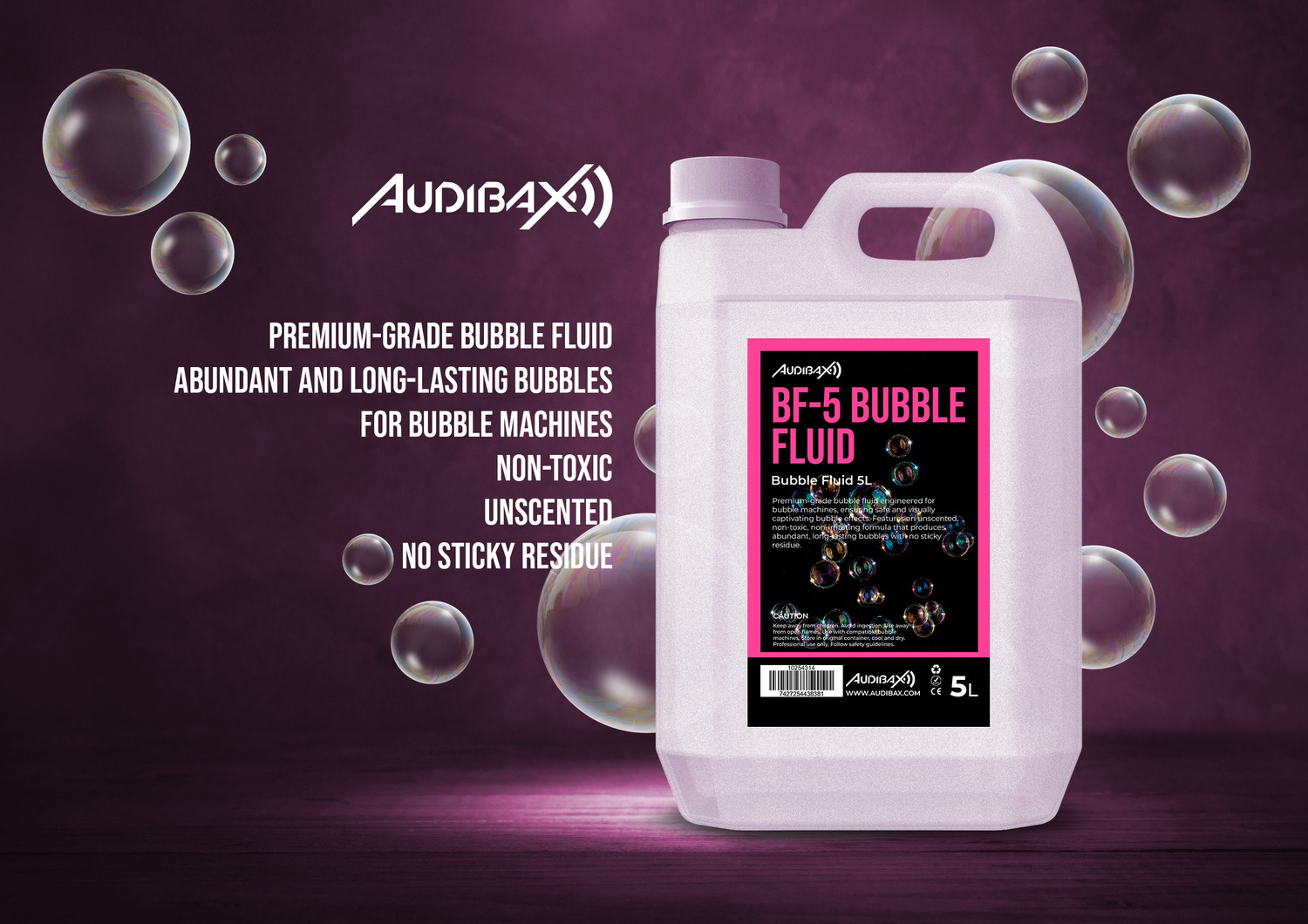BF-5 Bubble Fluid 5L - Audibax